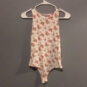 Floral body suit